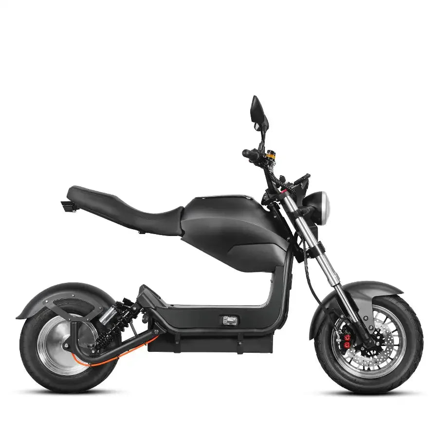 12 Inch Fat Tire Miku Max 3000W EEC Electric Motorcycle Scooter 60v Lithium Battery Hydraulic Disc Brakes