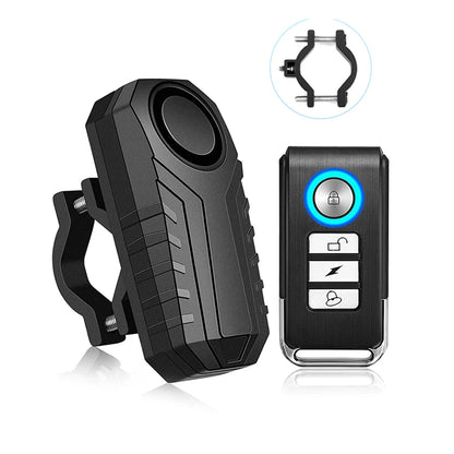 Elecpow Bicycle Alarm Wireless Remote Control Electric Scooter Bike Anti theft Alarm 113dB Waterproof Motorcycle Alarm System