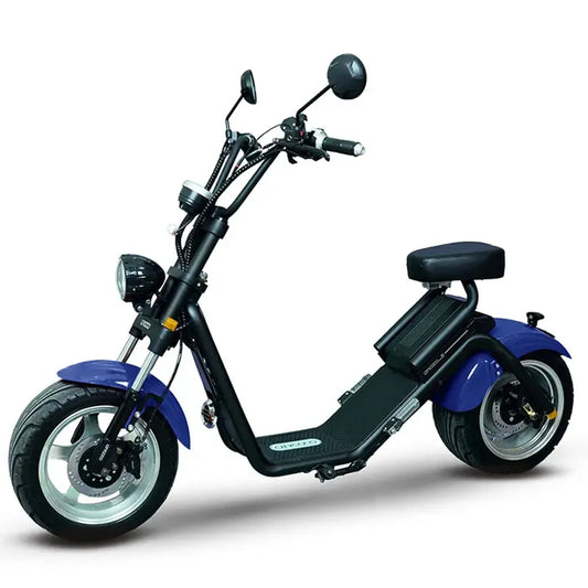 EU/US warehouse LUQI 2.0 new product luqi 2 wheels removable battery Citycoco 40km/h electric motorcycle electric scooter 2000w