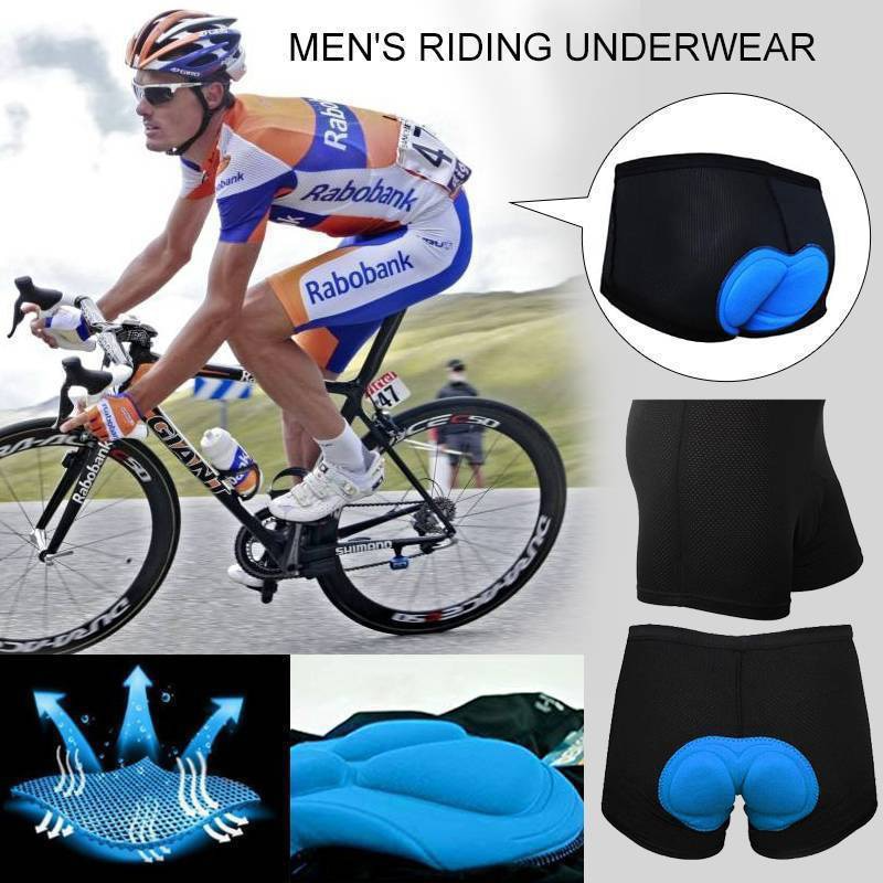 Men Women Cycling Shorts Bicycle Bike Underwear Pants With Sponge Gel