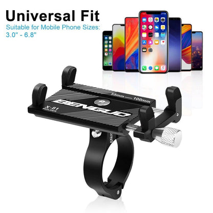 Aluminum Motorcycle Bike Bicycle Holder Mount Handlebar For Cell Phone