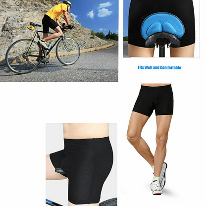 Men Women Cycling Shorts Bicycle Bike Underwear Pants With Sponge Gel