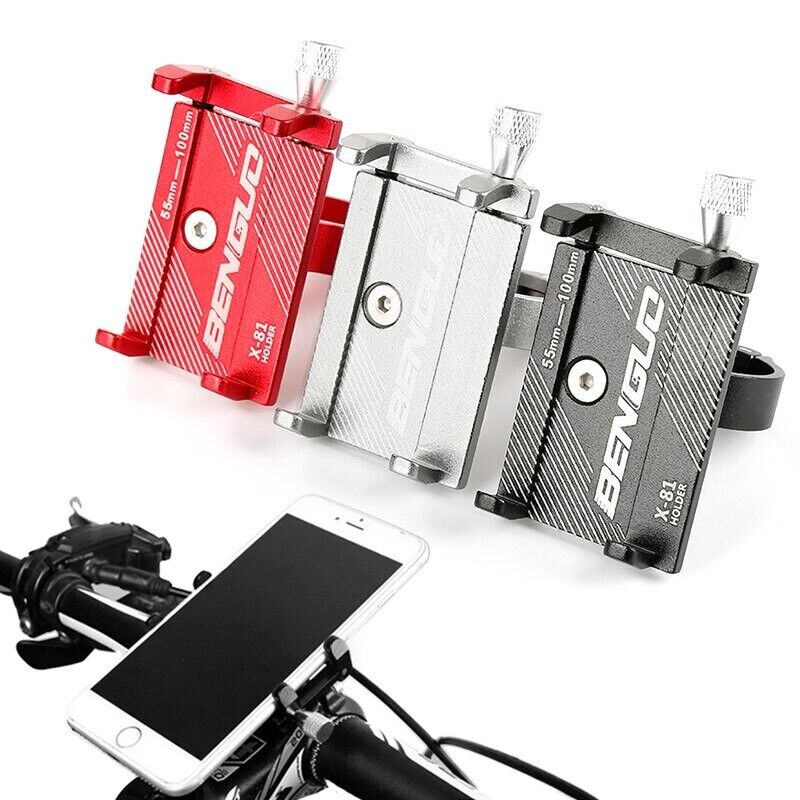 Aluminum Motorcycle Bike Bicycle Holder Mount Handlebar For Cell Phone