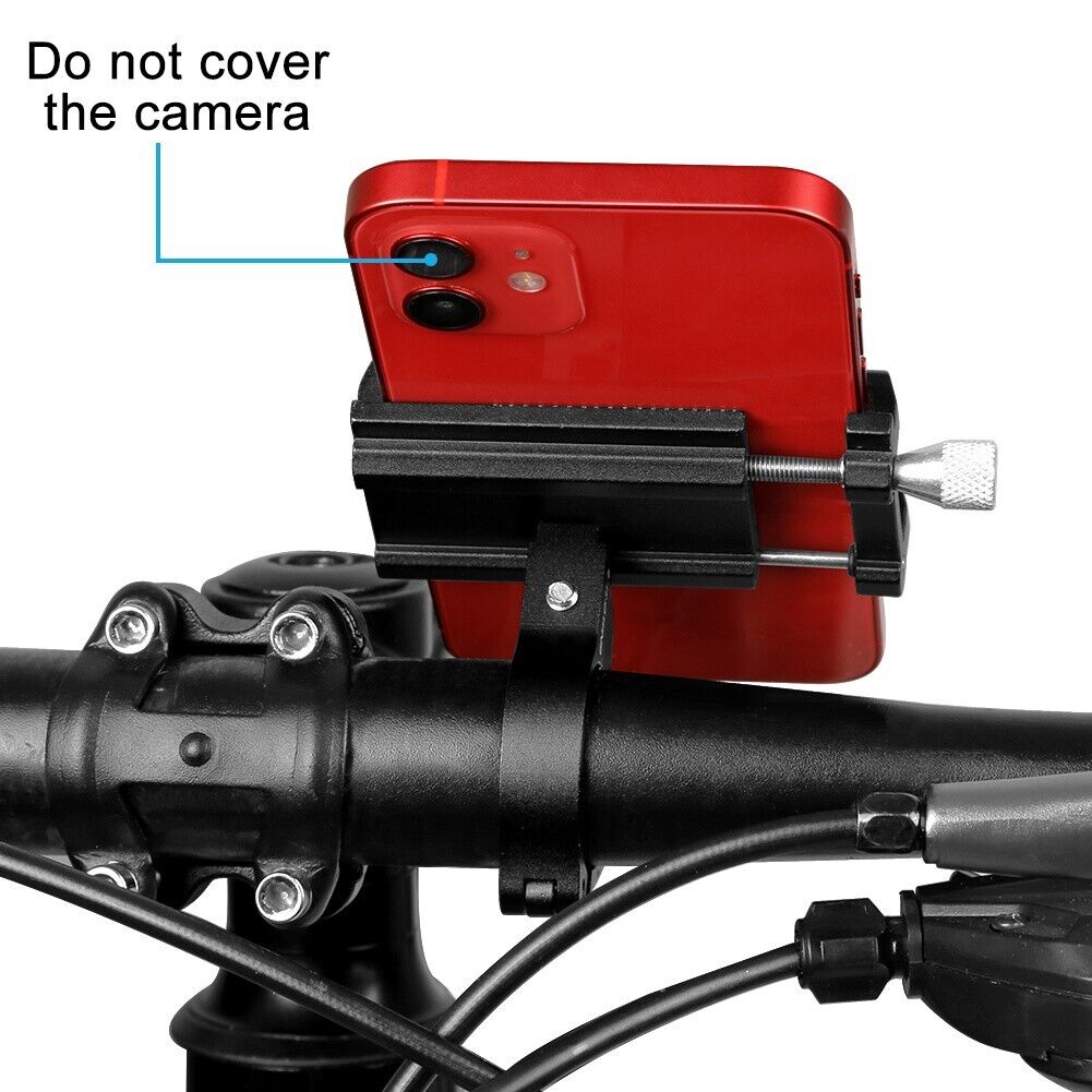 Aluminum Motorcycle Bike Bicycle Holder Mount Handlebar For Cell Phone