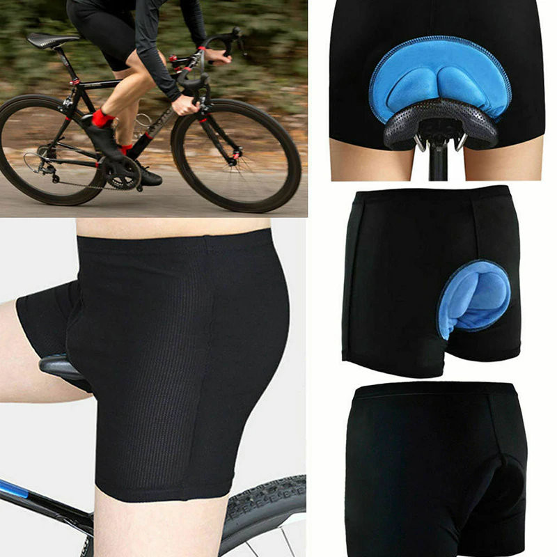 Men Women Cycling Shorts Bicycle Bike Underwear Pants With Sponge Gel