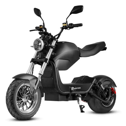 12 Inch Fat Tire Miku Max 3000W EEC Electric Motorcycle Scooter 60v Lithium Battery Hydraulic Disc Brakes