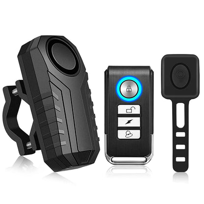 Elecpow Bicycle Alarm Wireless Remote Control Electric Scooter Bike Anti theft Alarm 113dB Waterproof Motorcycle Alarm System