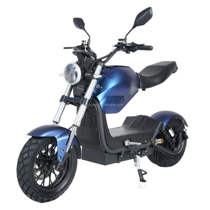 12 Inch Fat Tire Miku Max 3000W EEC Electric Motorcycle Scooter 60v Lithium Battery Hydraulic Disc Brakes