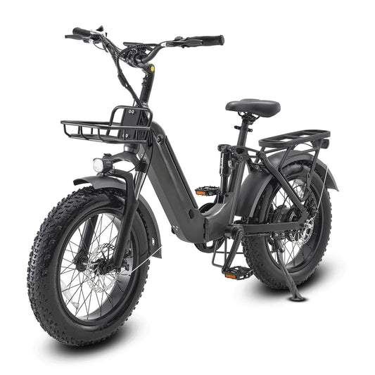 Electric City E Bike 1000w 48v15ah 30ah Fat Tire Folding 20inch Electric Bicycle Electric Mountain Bike For Adults