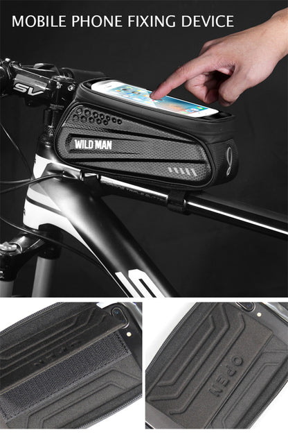 Rainproof Touch Screen Bag Bike Top Tube Mountain Bag