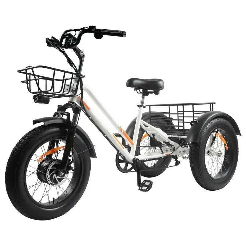 Electric Scooter 3 Wheels Passenger Tricycle For Adults